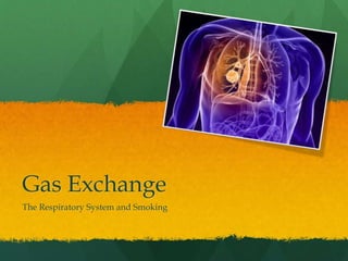 Gas Exchange
The Respiratory System and Smoking
 