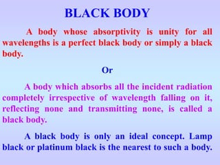 1 black body | PPT