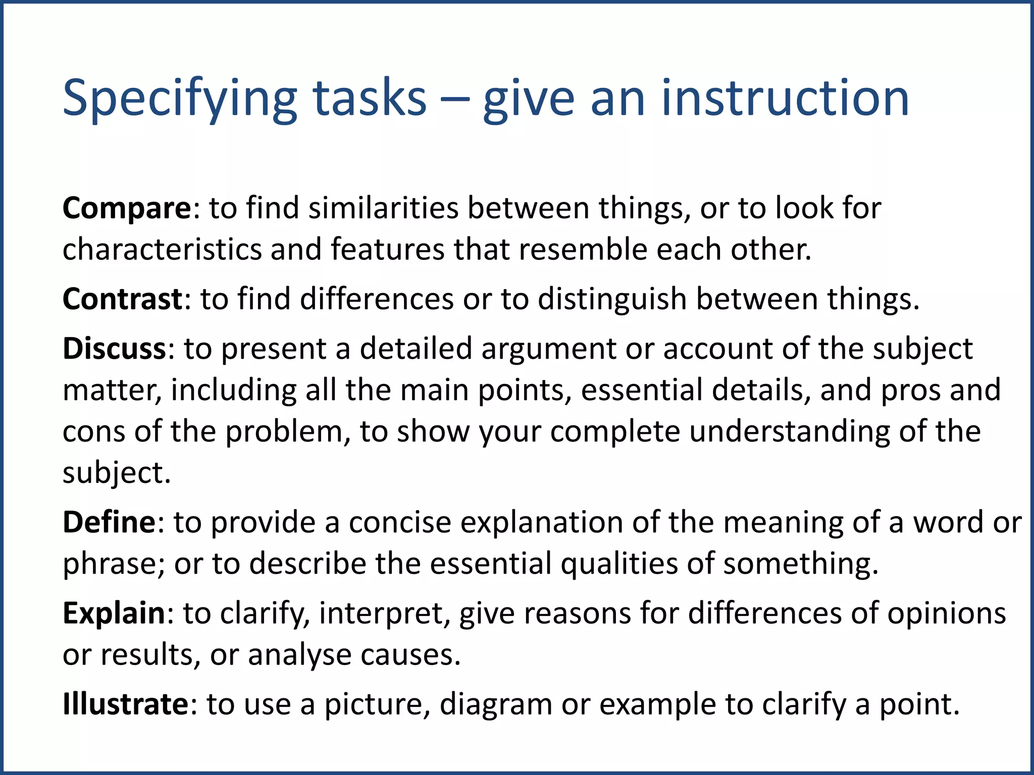 Blueprinting and drafting questions Liz Norman ANZCVS 2019 | PPT