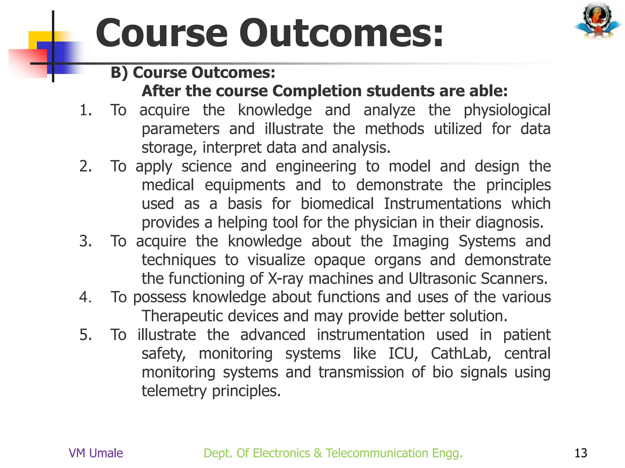 medical instrumentation system for biomedical engineers | PPT