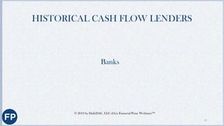 HISTORICAL ASSET-BASED LENDERS
• Asset-Based Lending Group within Banks
• Specialty Asset-Based Lenders
✓ Equipment Lender...