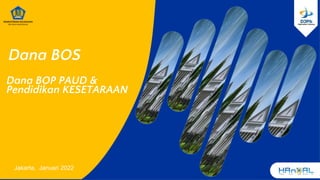 Dana BOS
Jakarta, Januari 2022
Dana BOP PAUD &
Pendidikan KESETARAAN
 