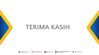 TERIMA KASIH
www.djpb.kemenkeu.go.id @ditjenperbendaharaan DJPb.KemenkeuRI
Direktorat Jenderal Perbendaharaan
- DJPb Kemenkeu RI
@DJPbKemenkeu_RI
 