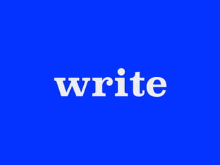 write