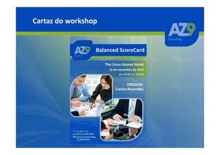 Cartaz do workshop
 