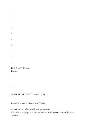 1 BUSA 428 Spring 2021 Project Management | DOCX