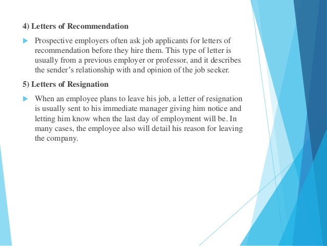 letter of recommendation for a job from previous employer