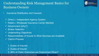 Understanding Risk Management Basics for Business Owners (Series ...
