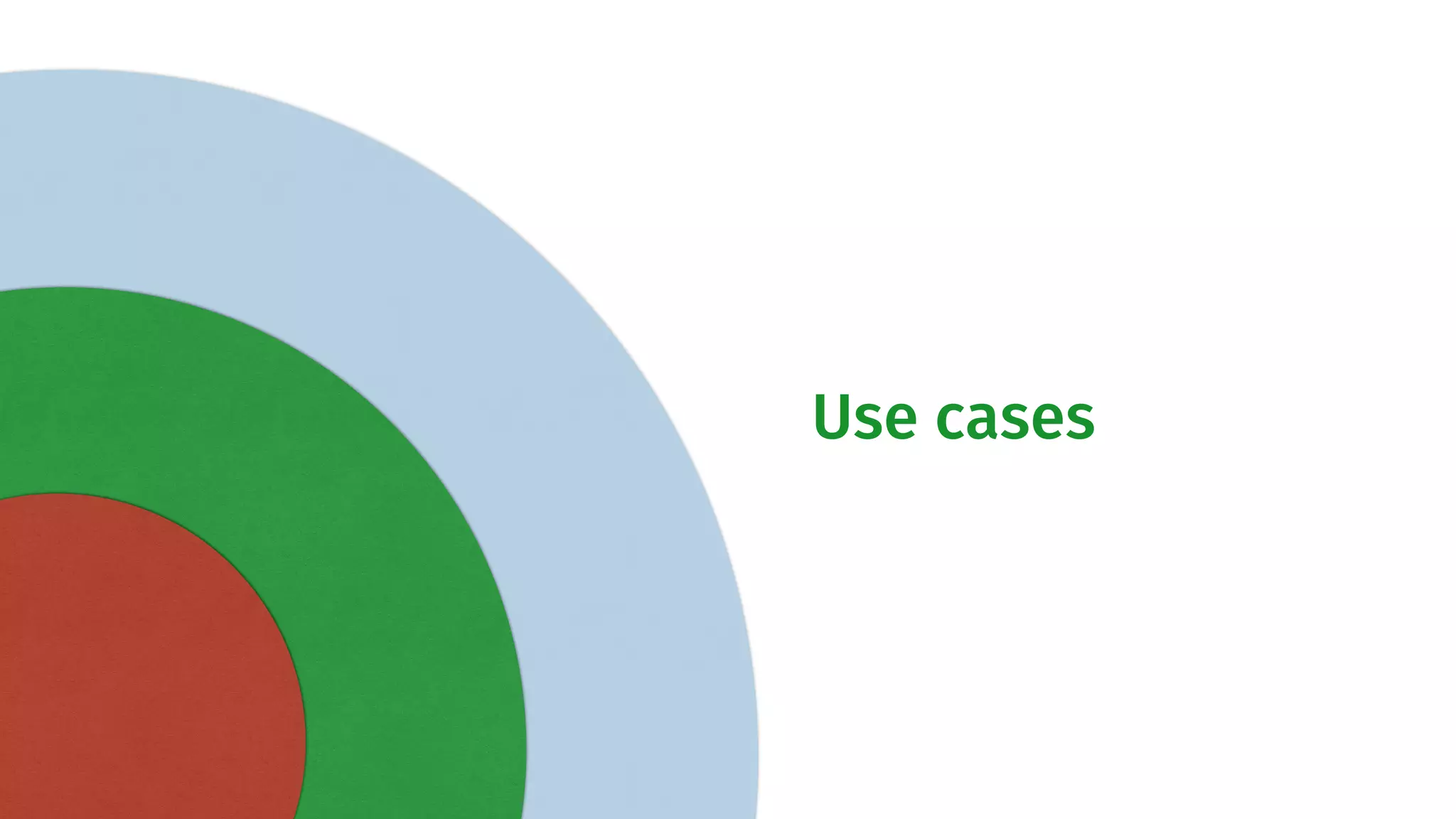 Use cases 