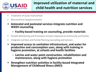 Safe drinking water and clean hands: Essential nutrients!