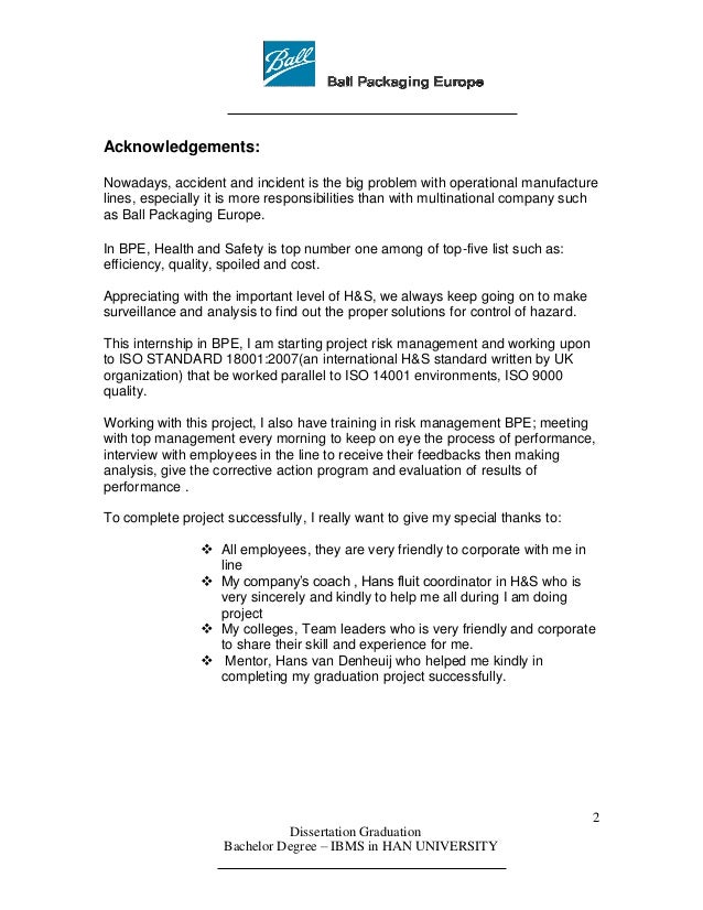 Graduation thesis sample picture