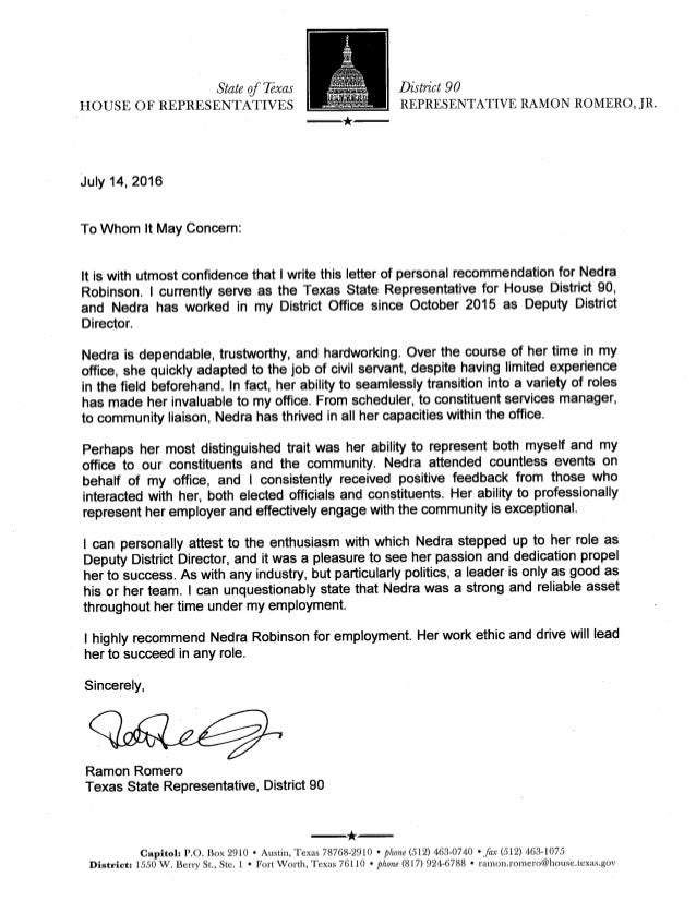 7 14 16 nedra robinson personal recommendation letter personal recommendation