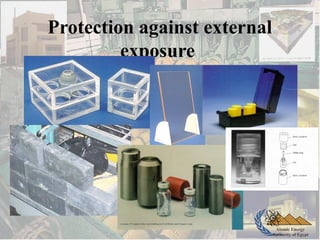 Atomic Energy
Authority of Egypt
Protection against external
exposure
 