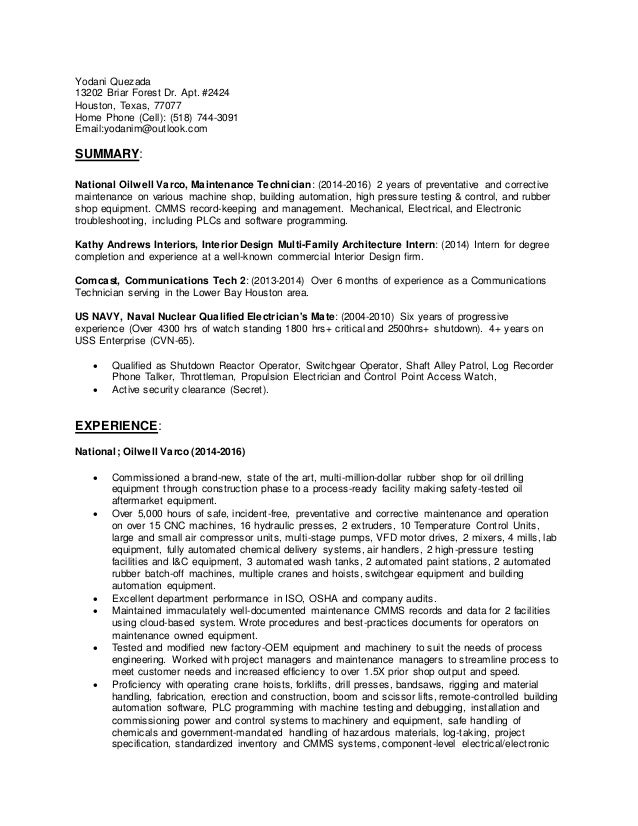Professional Resume Sep 2016