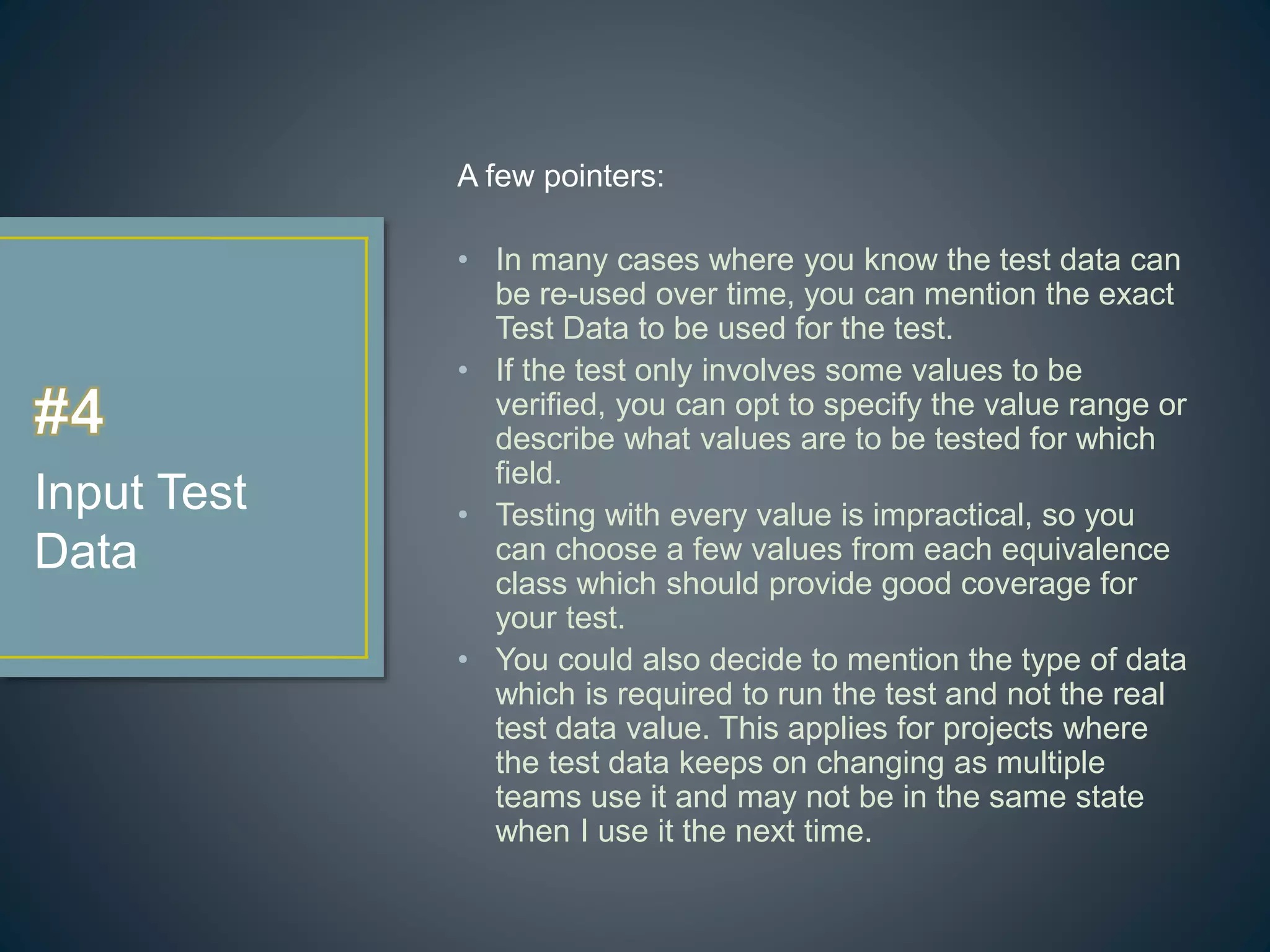 Best Practices for Test Case Writing | PPTX