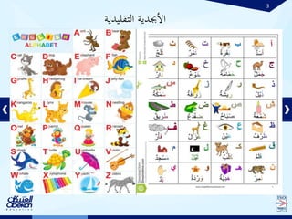 3
‫التقليدية‬ ‫األجبدية‬
 