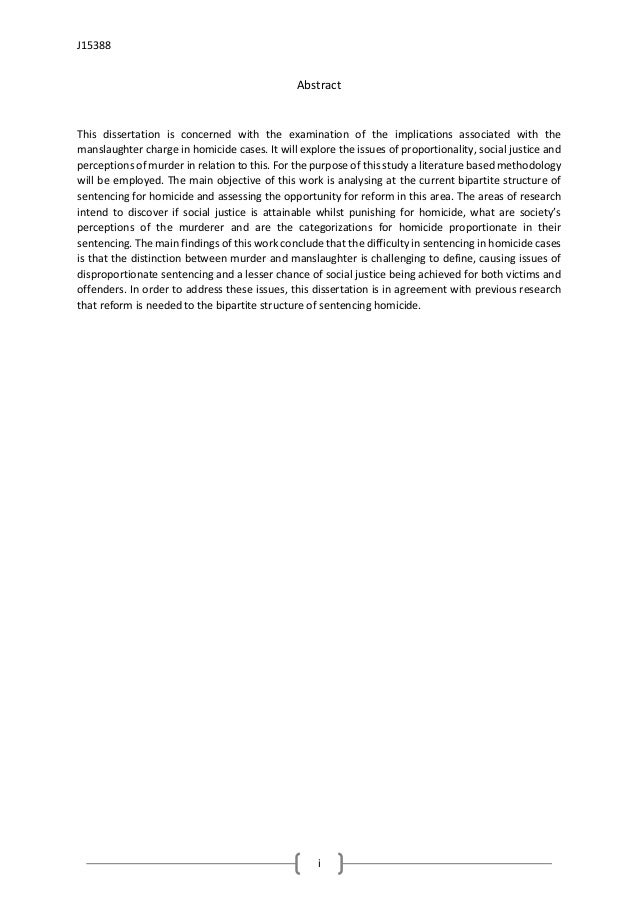 Dissertation abstract included word count