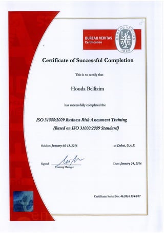 Business Risk Assessment Training