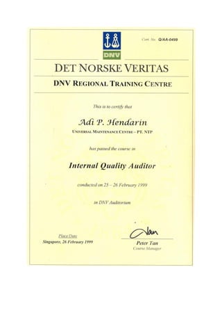 DNV Training