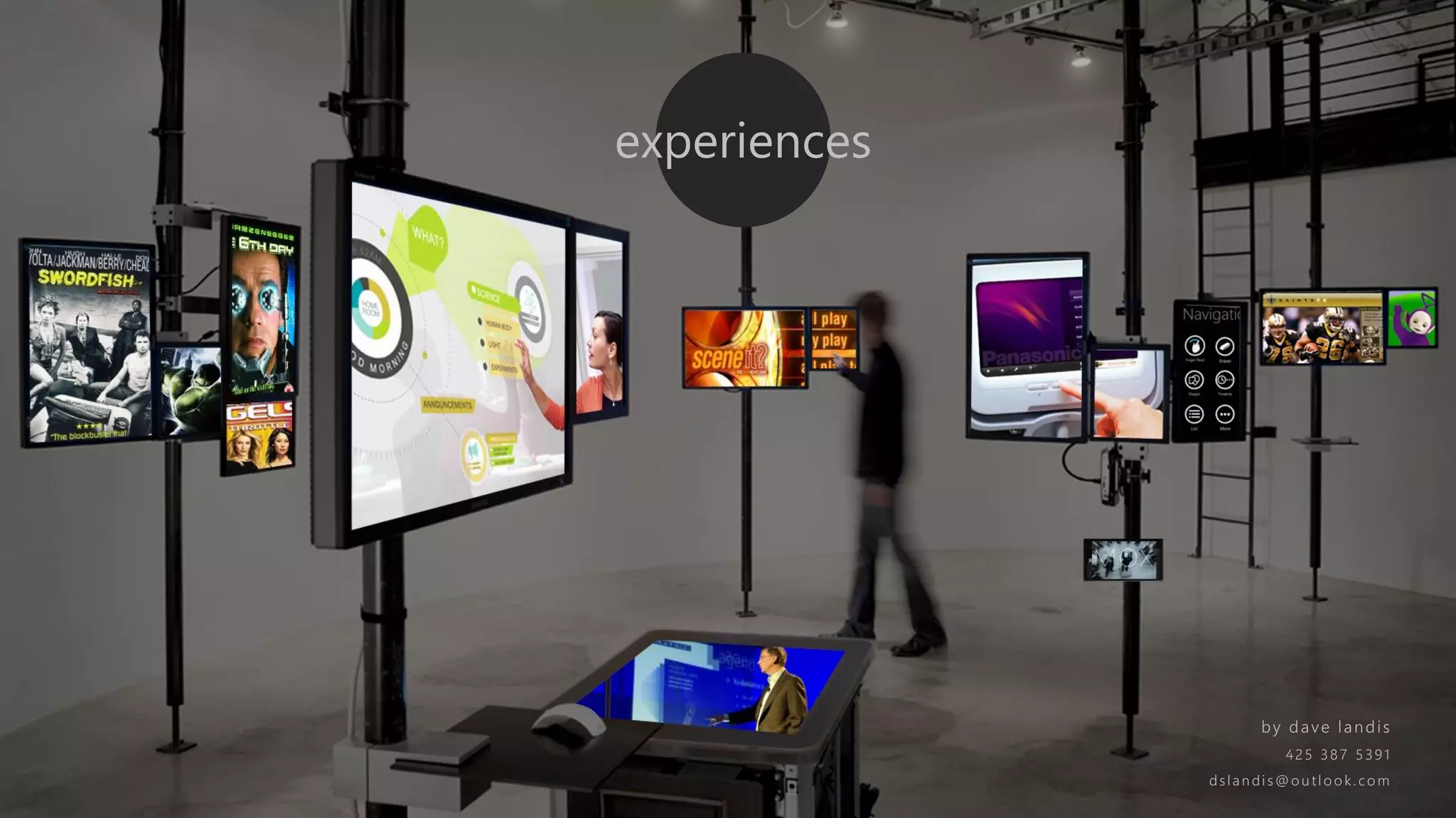 experiences
by dave landis
425 387 5391
dslandi s@ou tl ook.com
 