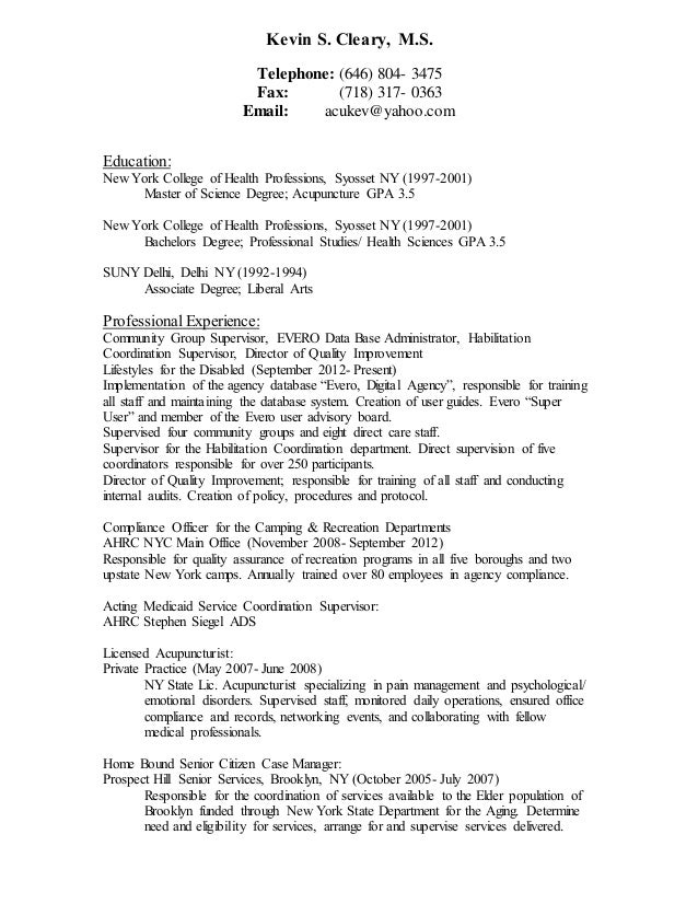 ksc resume 2016