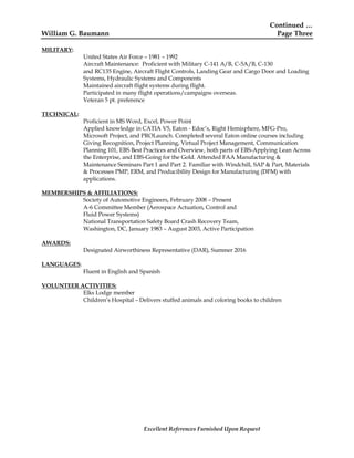 Lockheed Example Resumes Resume1 | PDF