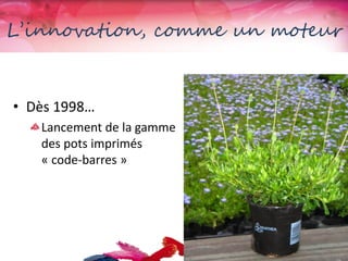 2015
• Lancement des pots imprimés « Sud de France »
 