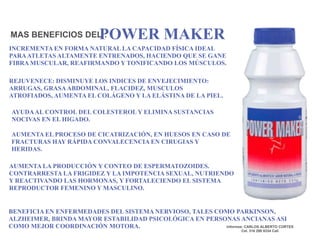 FIBER'N PLUSBENEFICIOS DEL :SISTEMA DIGESTIVOIncluye el “Lácteo Bacilus Acidophilus” encapsulado para sobrevivir en las condiciones del sistema digestivo, ayudando a eliminar tóxicos del organismo y regenerar flora intestinal. El mecanismo de acción de la fibra en el organismo hace que absorba y elimine el exceso de grasas y azucares acelerando el transito intestinal.Informes: CARLOS ALBERTO CORTESCel. 316 298 9334 Cali Ayuda a bajar los niveles de colesterol, eliminar el exceso de grasa, hace más eficiente la digestión. La fibra natural presente en este producto hace la digestión más eficiente y corrige problemas digestivos e intestinales. Las fibras solubles se absorben en el intestino y va por las arterias ayudando a reducir el colesterol y los triglicéridos purificando el sistema circulatorio, para casos de venas varice. Indicado en estreñimiento, colon irritado, colitis, hemorrroides, ulceras, gastritis, diabetes, colesterol, trigliceridos, obesidad, cáncer del colon, ácido úrico, diverticulitis, gastritis, obesidad, acido urico, etc.En caja de 30 sobres $75.000. En lata $69.000