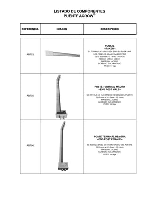 1 catalogo de piezas adicionales | PDF