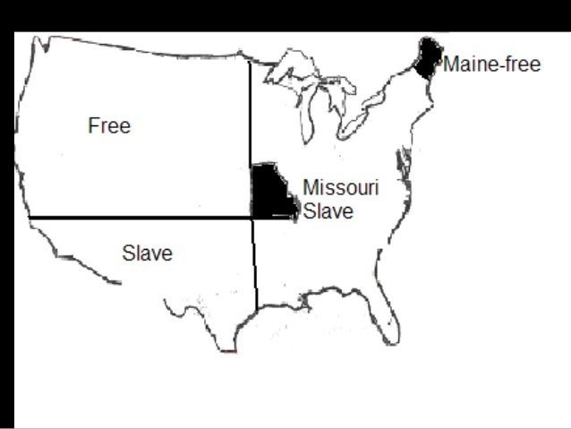 Missouri Compromise Of 1820 Drawing Va Happy