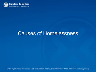 Causes of Homelessness 