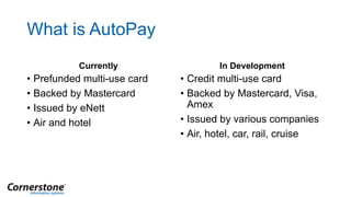 Auto Pay Solutions AutoPay - Travel Payments | PDF