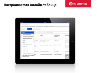 Настраиваемая онлайн-таблица
 