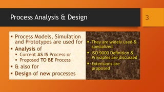 3 Basic + 3 Special Elements of Process | PDF