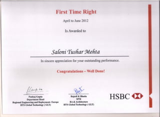 First Time Right_Certificate0001