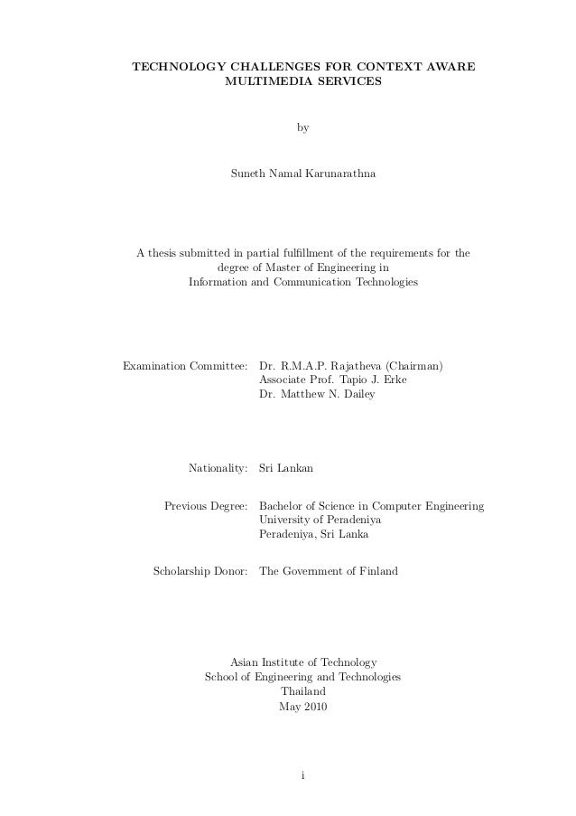 Thesis multimedia services picture