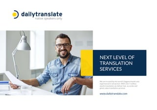 DailyTranslate Brochure | PPT