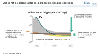 Ipcc Cd R Carbon budgets and earth system aspects of CDR | PPTX