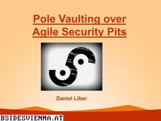 Pole Vaulting over
Agile Security Pits
Daniel Liber
 