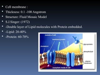 Cellular Physiology PPT for first MBBS students | PPT