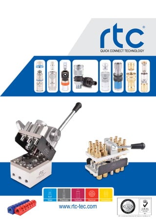 QUICK CONNECT TECHNOLOGY
Water Pneumatic Hydraulic Electrical AccessoriesHydraulic
www.rtc-tec.com
 