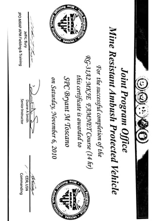 certificates 
