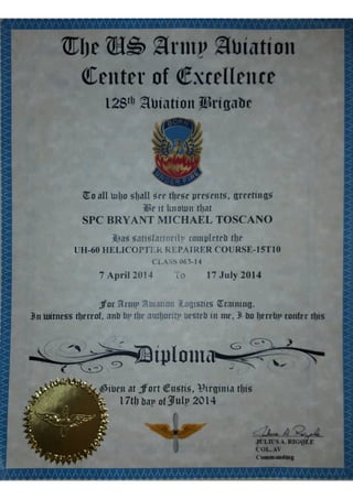 certificates 