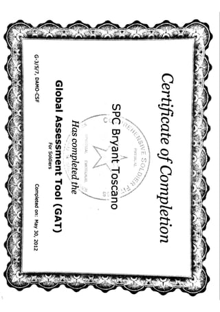 certificates 