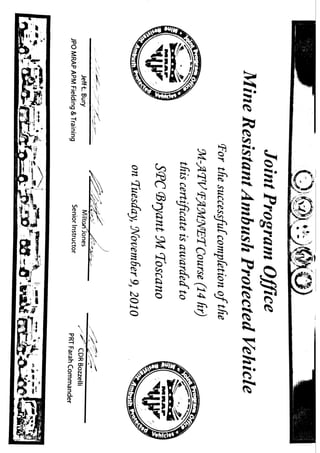 certificates 