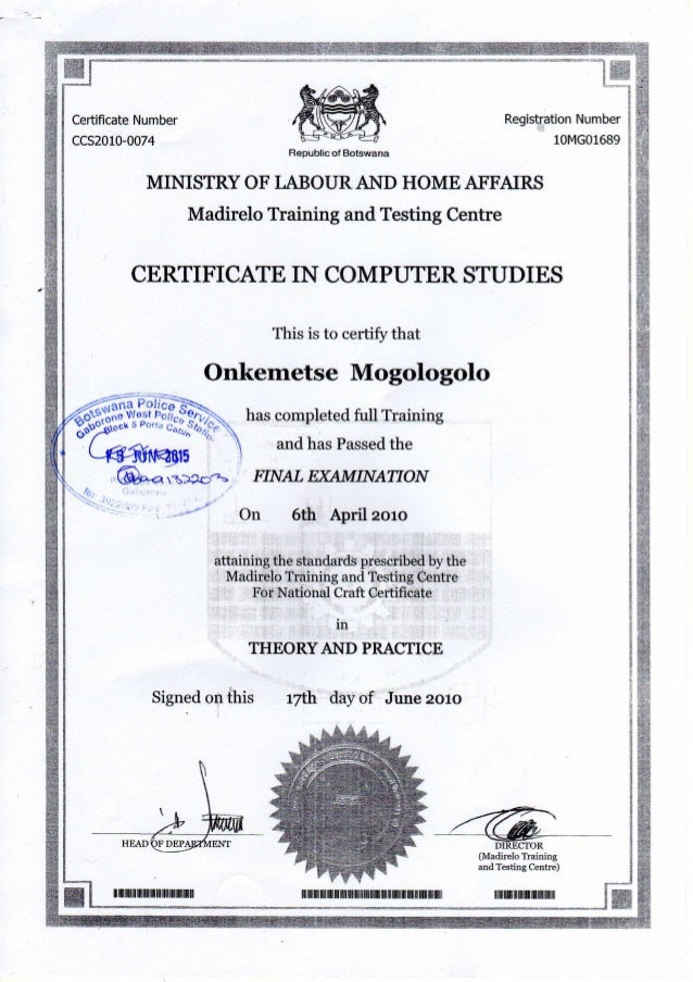 Madirelo Training And Testing Centre, Gaborone (3609100)