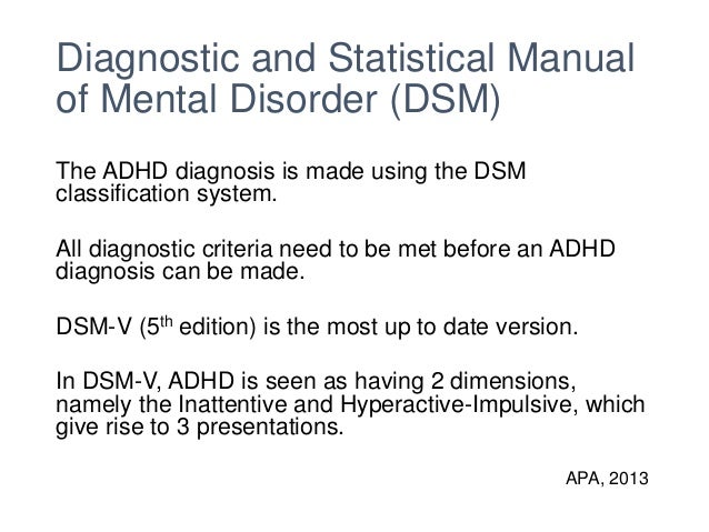 1 characteristics and definition of adhd