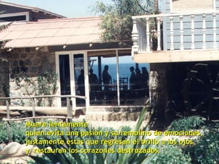 Muere lentamente quien evita una pasión y su remolino de emociones, justamente éstas que regresan el brillo a los ojos y  restauran los corazones destrozados. 