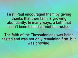 1 Choices Have Consequences 2 Thessalonians 1