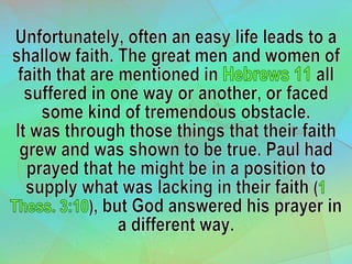 1 Choices Have Consequences 2 Thessalonians 1